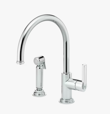 Смеситель для кухни THG West Coast Metal с ручным душем цвет-никель U9A B01 6181N/D