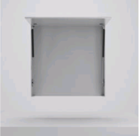 Зеркальный шкаф Nofer для встроенных модулей серии MUMO шгв 1000*263*900 цвет корпуса-белый 12055.100