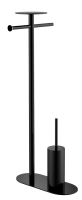 Стойка для ванной комнаты напольная Boheme Venturo черный 10953-B
