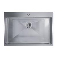 Кухонная мойка FLORACIO Steel F.7551.SSD (DECOR), нержавеющая сталь