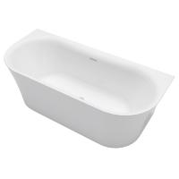 Ванна акриловая Azario ENGELS 1700x750x580 пристенная, в комплекте с сифоном и металлической рамой (ENG17075)