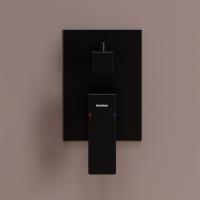 Damixa 537100300 Gala встраиваемый смеситель для ванны - душа, чёрный