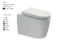 Унитаз CIELO Smile приставной шгв 340*540*420 цвет-Cemento SMVASTR CM