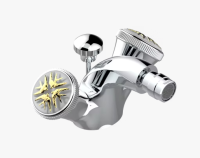 Смеситель для биде THG Hirondelles Gold stamped цвет-хром A4L A02 3202