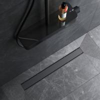 AM.PM W02SC-U11-070-04BM PrimeFlow Трап для душа линейный универс затвор Tile 70см цвет черн мат