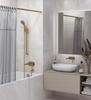 Штанга для душевой шторы Сунержа DESIGN шгв 1485-1515*28*28 цвет-золото 03-3015-1500