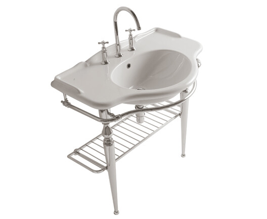 Консоль Globo Paestum шгв 850*560*830 цвет-хром PATC56