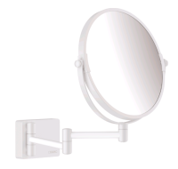 Косметическое зеркало Hansgrohe AddStoris без подсветки цвет-белый матовый 41791700