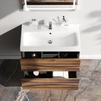 AM.PM M90FHX0752HF Gem, База под раковину, подвесная, 75 см, 2 ящика, цвет: орех