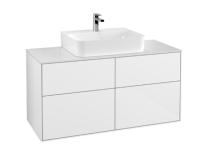 Тумба под раковину Villeroy&Boch Finion шгв 1200*501*603 цвет-Glossy White Lacquer F13100GF