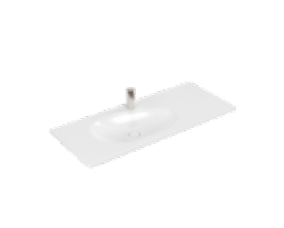 Раковина Villeroy&Boch Antao шг 1200*500 отверстия для смесителя-1 CeramicPlus цвет-альпийский белый (белый Alpin) 4A77L2R1