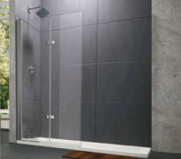 Душевая перегородка Huppe Design Pure шв 1000*1400 серебристый глянцевый цвет стекла-прозрачный 21HK1J 1200 92 7000 1000*1400