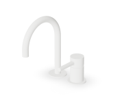 Смеситель для раковины Zucchetti Pan цвет-белый гофрированный матовый ZP6224.W1