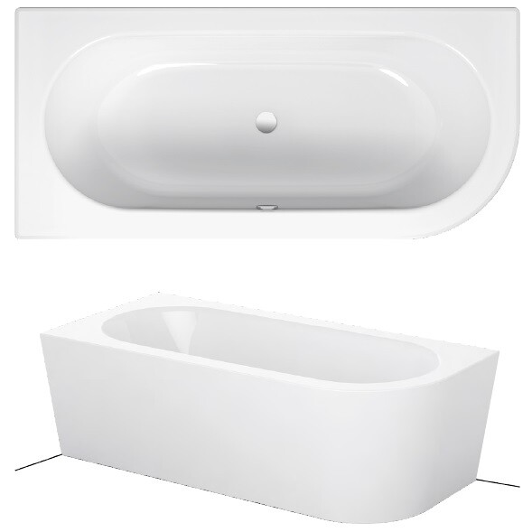 Ванна Bette BetteStarlet IV Silhouette шгв 1650*750*420 BetteGlasur® Plus цвет-белый 6650-000 CERVK PLUS