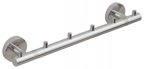 Полотенцедержатель Сунержа КАНЬОН с 6-ю крючками шгв 320*53*50 цвет-флок красный 56-3000-1006