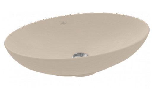 Раковина Villeroy&Boch Loop&Friends шгв 560*380*120 отверстия для смесителя-отсутствуют цвет раковины-Almond CeramicPlus 4A4700AM