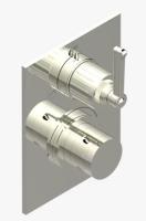 Смеситель для душа THG Hamptons with lever handles на 3 потребителя цвет-никель PVD G4S H55 5600BE