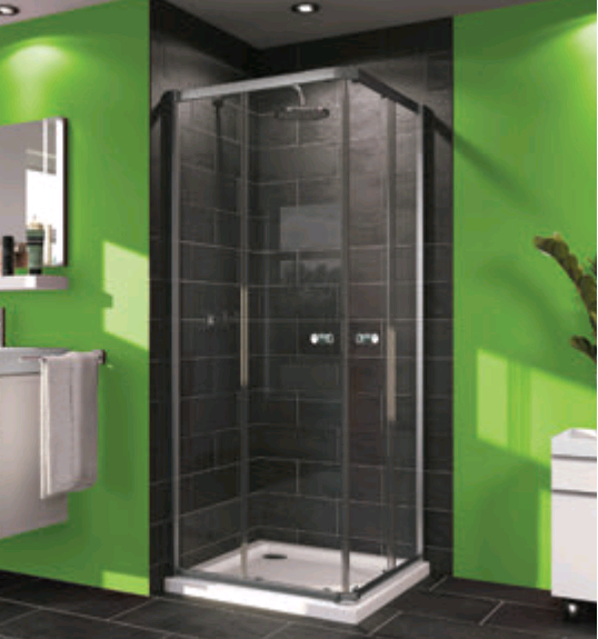 Душевое ограждение Huppe X0 шгв 900*900*1900 петли-слева и справа чёрный матовый цвет стекла-прозрачный 21H711 900 93 7000 900*900*1900