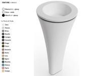 Пьедестал CIELO Amedeo Tondo шгв 450*450*875 цвет-Talco AMCOLT TL