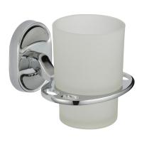 Держатель для стакана и зубных щеток Savol S-007057, хром