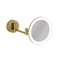 Косметическое зеркало Kludi VELA R с подсветкой цвет-Brushed Gold 58995N0W