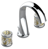 Смеситель для ванны и душа THG Hirondelles Gold stamped цвет-хром A4L A02 151M