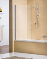 Шторка на ванну Duka multi-S 4000 шв 750*1500 петли-универсальные (слева или справа) цвет фурнитуры-белый цвет стекла-прозрачный Protect GBP1 750 150 BCO A10 P