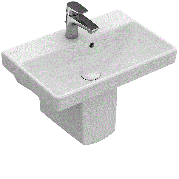 Раковина Villeroy&Boch Avento шг 550*370 цвет-альпийский белый 4A005501
