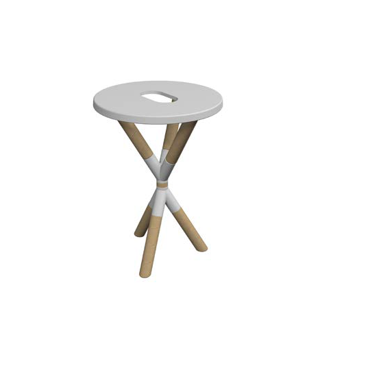 Консоль Scarabeo Cross шгв 520*520*760 цвет-Pearl matt 2501 41/98