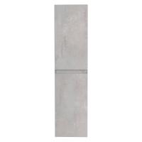 MOLVENO Шкаф подвесной с двумя распашными дверцами с доводчиками, с двумя полками, Beton, 400x300x1600, MOLVENO-1600-2A-SC-BET