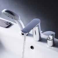 AM.PM F50A01300 Inspire V2.0, смеситель на борт ванны, трёхсекционный, излив  мм, хром, шт