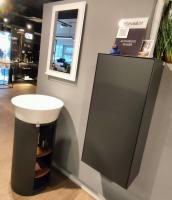 Комплект мебели Duravit White Tulip тумба под раковину + раковина + шкаф + зеркало цвет тумбы шкафа-графитовый шелковисто-матовый Duravit White Tulip Set 2