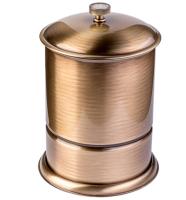 Ведро для мусора Boheme Royal Cristal бронза 10927-BR