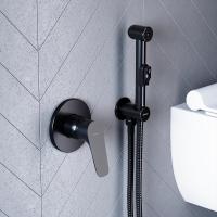 Damixa 777500300 Jupiter, смеситель монтируемый в стену (черный)