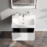 AM.PM M90FHX06021WG GEM, База под раковину, подвесная, 60 см, 1 ящик push-to-open, цвет: белый, глянец
