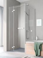 Дверь Kermi Tusca шв 900*2000 петли-слева серебристый глянцевый цвет стекла-прозрачный KermiCLEAN TU 1NL 900*2000 VP K