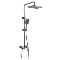 Душевая система Raffine F3696T, оружейная сталь