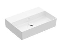 Раковина Villeroy&Boch Memento 2.0 шгв 600*420*135 отверстия для смесителя-отсутствуют CeramicPlus цвет-Graphite 4A226FI4