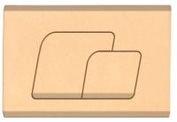 Кнопка для инсталляции CeramaLux шампань MC-013