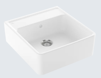 Мойка Villeroy&Boch шгв 595*630*220 отверстия для смесителя-отсутствуют CeramicPlus цвет-Snow White 632061KG