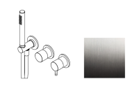 Смеситель для ванны и душа Ritmonio Diametro35 цвет-хром брашированный (Brushed Chrome) E0BA0466ESPIX