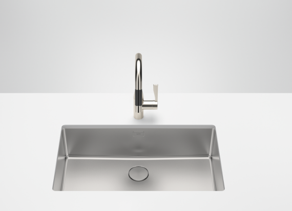 Мойка Dornbracht шгв 750*440*215 отверстия для смесителя-отсутствуют цвет-сталь 38.710.004.86