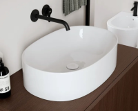 Раковина Scarabeo Skinny шгв 600*400*150 отверстия для смесителя-отсутствуют цвет-белый 5409