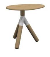 Стол Scarabeo Cross шгв 520*400*470 цвет-темное дерево Dark wooden finish Musk 2504 99/63