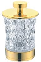 Контейнер для ватных дисков Boheme  золото 10215