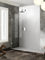 Душевая перегородка Huppe Solva Minimal шв 800*1500 петли-справа блестящее серебро цвет стекла-прозрачный Anti-Plaque 21HX1G 9999 92 7500 800*1500