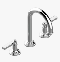 Смеситель для раковины THG West Coast Metal with lever цвет-никель U9B B01 152/US