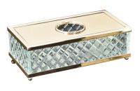 Контейнер для ванной комнаты Boheme Murano Cristal золото 10232