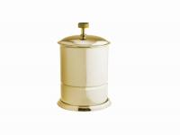 Ведро для мусора Boheme Royal Cristal золото 10927-G-B