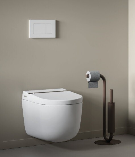 Унитаз-биде Artceram Hype подвесной шгв 380*590*340 Saniglaze цвет-белый матовый KHYV001 05 00